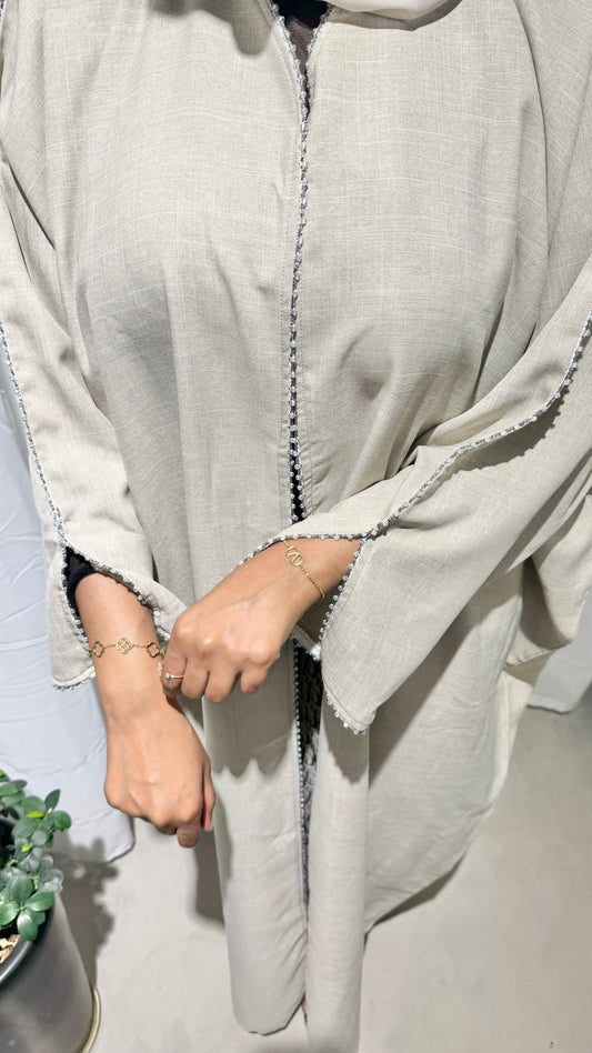 Sandstone Bisht abaya